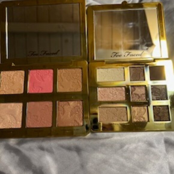 NWOB Too Faced Natural Face Palette & Natural Eyes (eyeshadow) Palette - Picture 1 of 10